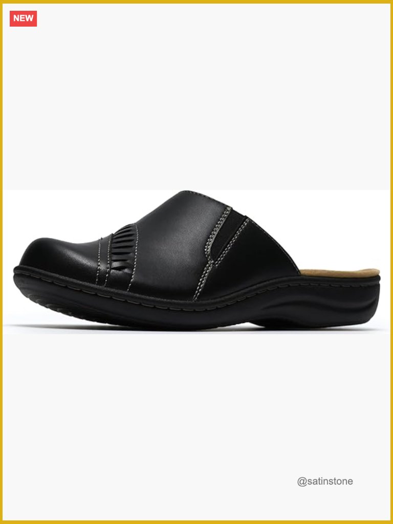 Leather Mule With Ultimate Comfort Foam Footbed - Easy On/Off